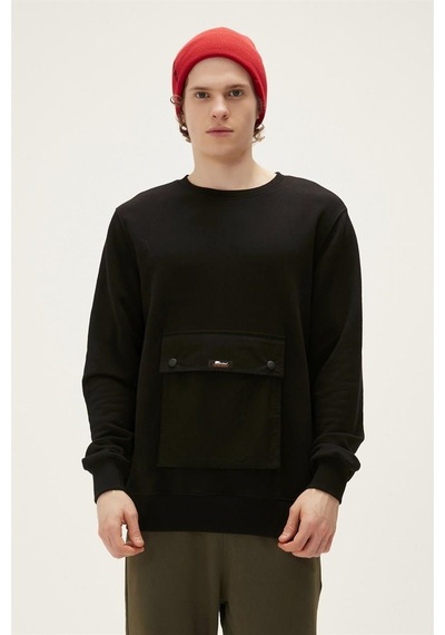 Bad Bear 22.02.12.017-c01 Kangaroo Erkek Sweatshirt Siyah