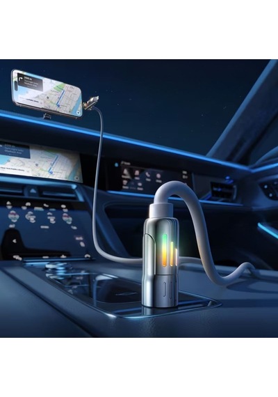 Mercansa Buffer 4'ü 1arada Hızlı Şarj Etme Özellikli Bir Ucu Type-c Ve Usb-a Diğer Ucu Type-c Ve Lightning Uçlu 240w Şarj Kablosu