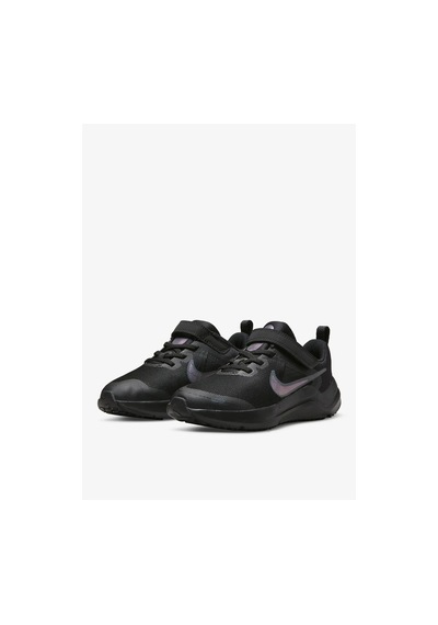 Nike Downshifter 12 Kids Black Psv Kız Çocuk Çırtlı Bantlı Yürüyüş Koşu Ayakkabısı Siyah Siyah