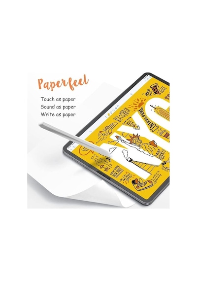Apple Uyumlu iPad  10.nesil 2022 10.9" Inç Tam Kağıt Hissiyatlı Paperlike Ekran Koruyucu