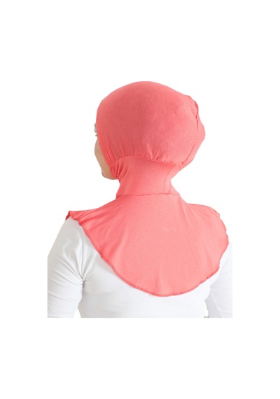Modish Group Kadın Boyunluklu Hijab Tesettür Pratik Spor Bone - Sarı Pembe