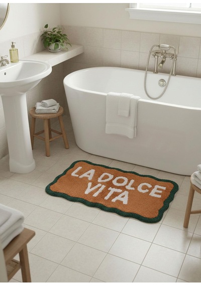 The Mia La Dolce Vita Banyo Paspası 60x100 Cm Çok Renkli