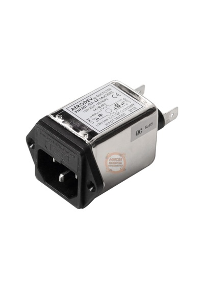 Pnf201-gf-6a Power Soketli Sigortalı Monofaze Emi Şebeke Filtresi