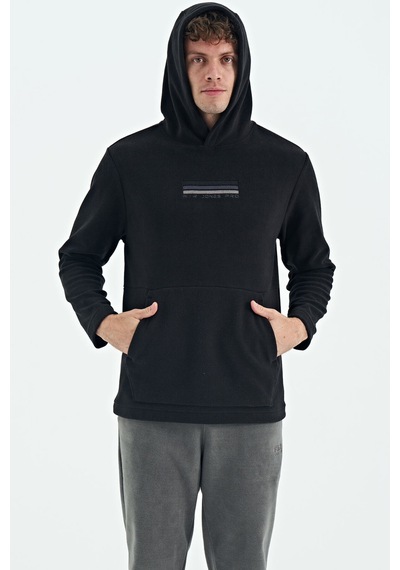 Air Jones Tommy Life Hern Siyah Erkek Polar Sweatshirt - 88301 Siyah