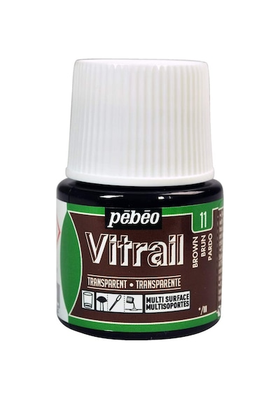 Pebeo Vitrail Cam Boyası 45ml - 11 Brown