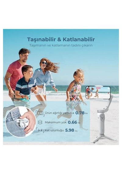 Xcore L7c Pro Plus Akıllı Telefon Görüntü Sabitleyici Gimbal