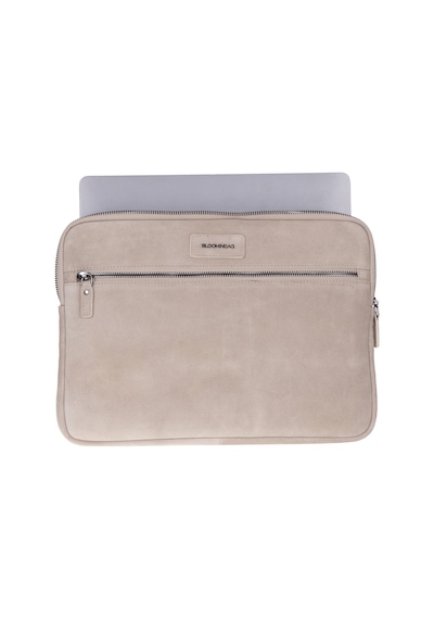 Sand Still Hakiki Süet Deri 13-14 İnç Macbook Uyumlu/laptop Kılıfı Kahverengi