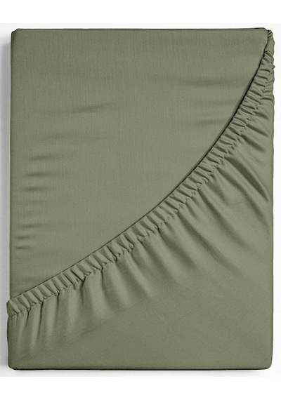 Şanlı Tek Kişilik Penye Lastikli Çarşaf 100x200 Haki