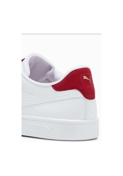 Puma Smash 3.0 L Unisex  Beyaz / Kırmızı Sneaker