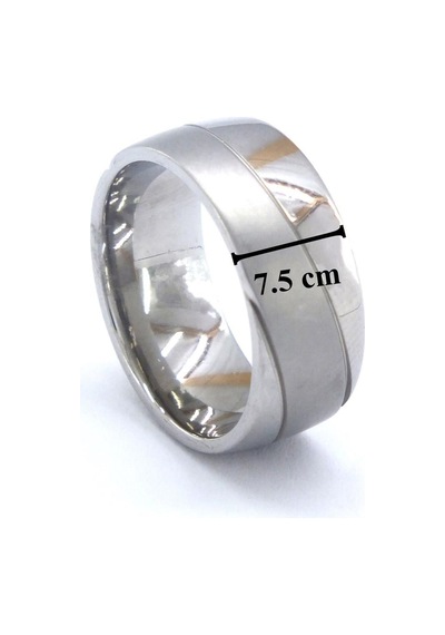 Çelik Alyans Yüzük Dalgalı Yzk-330 Gümüş