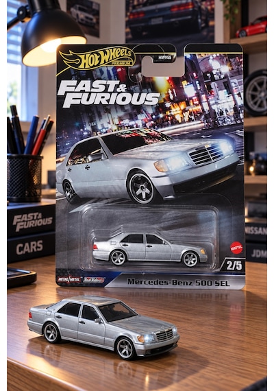 Hot Wheels Mercedes-benz 500 Sel Fast & Furious Premium Oyuncak Araba Çok Renkli