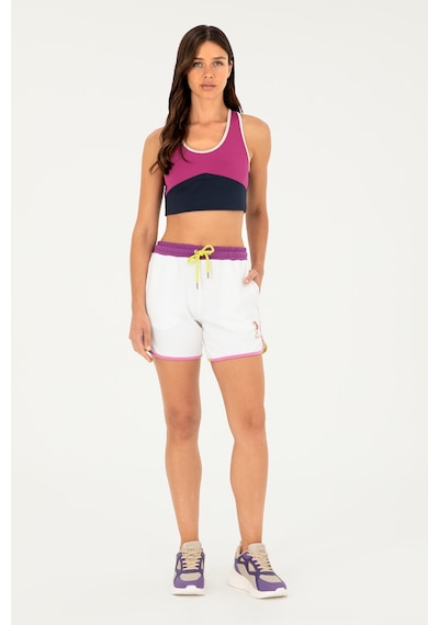 U.s. Polo Assn. Kadın Beyaz Şort Örme 50283477-vr013 Beyaz