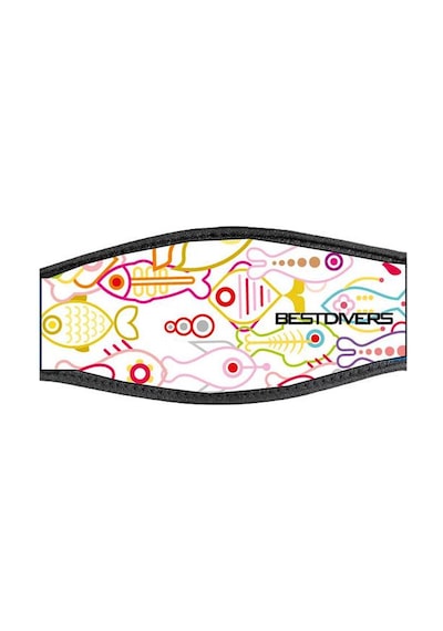 BestDivers Maske Arkalığı Fısh Neopren Velkrolu Siyah
