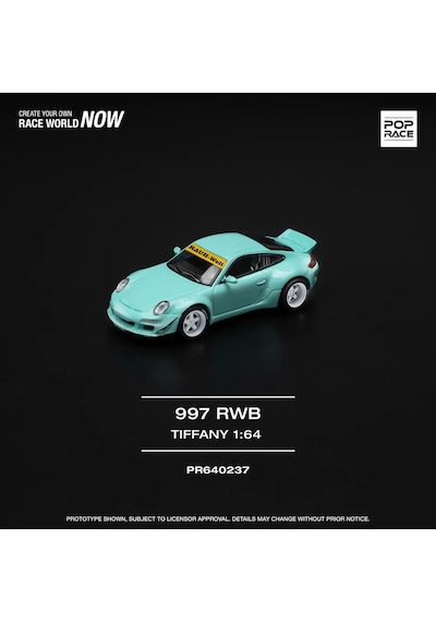 Pop Race 1/64 Rwb 997 Tiffany Blue