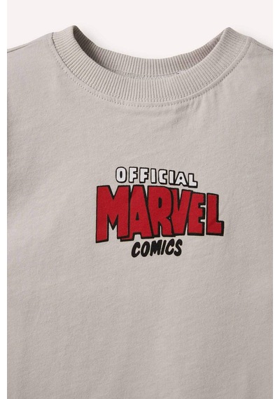 Defacto Marvel Comıcs Tişört Erkek Bebek G9907a526smgr503 Gri-gr503