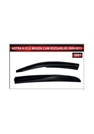 Opel Astra H 2009-2013 Model 4'Lü Mugen Cam Rüzgarlığı