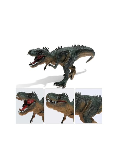 27 Cm Realistik Tarihöncesi Dino Heykelciği - Çene Aksiyonlu, Doku İşlemeli Büyük Ölçek Çocuk Hayvan Replikası
