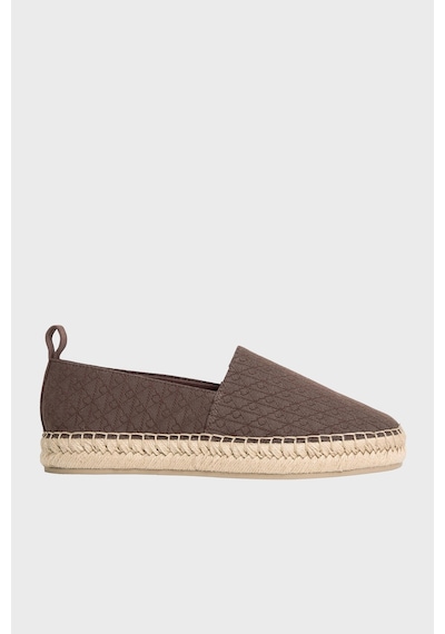Calvin Klein Logolu Espadril Hw0hw02933 Bayan Espadril Hw0hw02933 Hjo Kahve