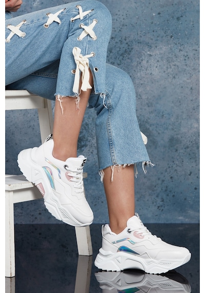 Dark Seer Ds.pmd239k2110 Sneaker 2025 Kadın Beyaz-pudra