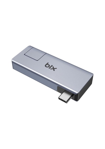 Bix Bx21hb 3in1 Type-c To Usb 3.2 Usb 2.0 Rj45 10/100 Dönüştürücü Adaptör, Macbook Type C Ethernet Çevirici Usb Hub