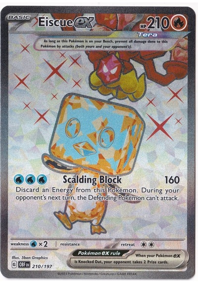 Eiscue Ex 210 - Pokemon Obsidian Flames - Pokemon Kartı Mint
