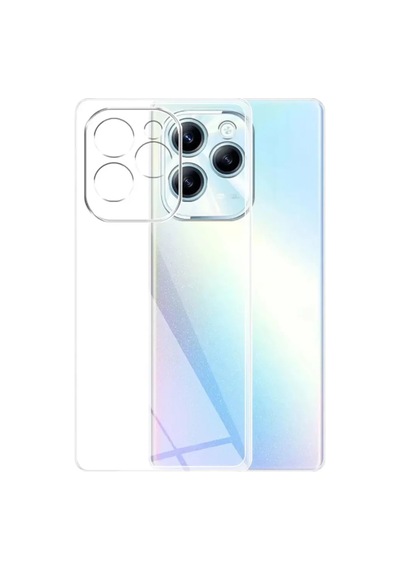 İnfinix Hot 40i Uyumlu Kılıf Lüx Şeffaf Silikon
