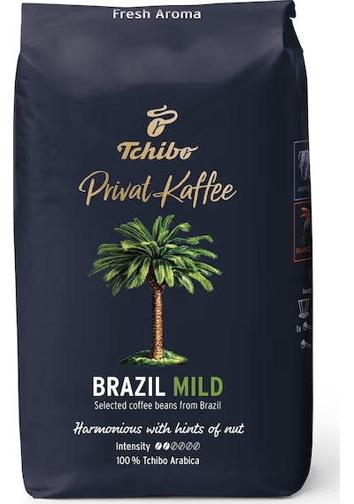 Tchibo Privat Kaffee Brazil Mild Çekirdek Kahve 500 G