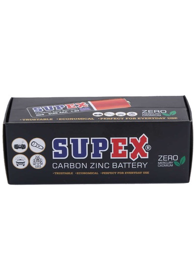 Supex R03/aaa Çinko Karbon İnce Kalem Pil 60'lı Kutu