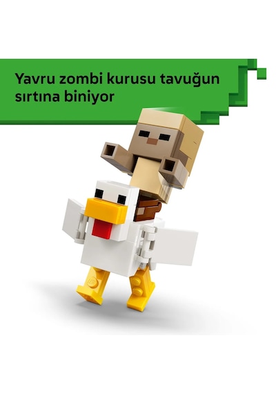 LEGO® Minecraft® Tavuk Jokey Çöl Saldırısı 21592 - 9 Yaş ve Üzeri Çocuklar için 6 Figür İçeren Oyuncak Yapım Seti (428 Parça)