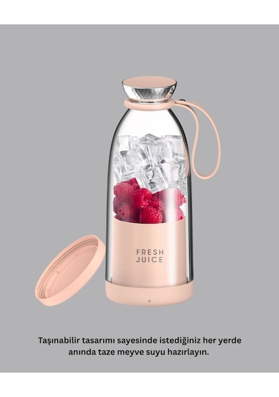 1200mah Şarjlı, Hafif Ve Pratik Taşınabilir Blender