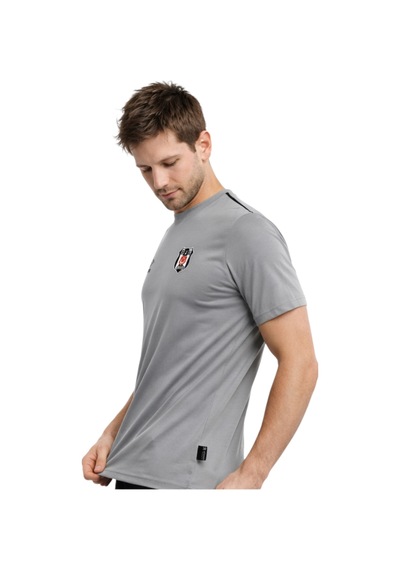 Beşiktaş Umbro Beşiktaş Antrenman T-shirt Pamuklu 25/26 Uv Kutu Gri.