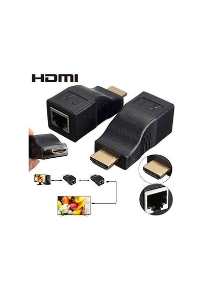 30 Metre Hdmi Extender Uzatma - Cat5 Cat6 Üzerinden Uzatma - 4K