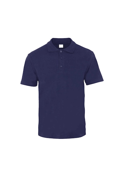 Kant Penye Kumaş Polo Yaka Kısa Kollu Tshirt Lacivert Çok Renkli