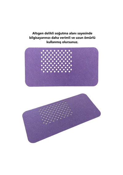 Bilgisayar Mouse Pedi Masa Üstü Düzenleyici Mat 70x32 Cm Mor