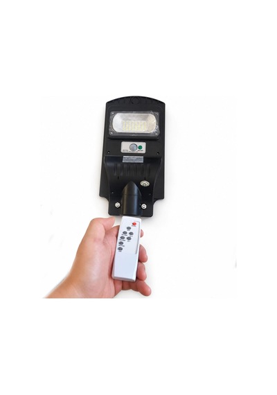 Solar Güneş Panelli 50w Kumandalı Led Armatür Bahçe Balkon Teras Dış Mekan Aydınlatma Lambası