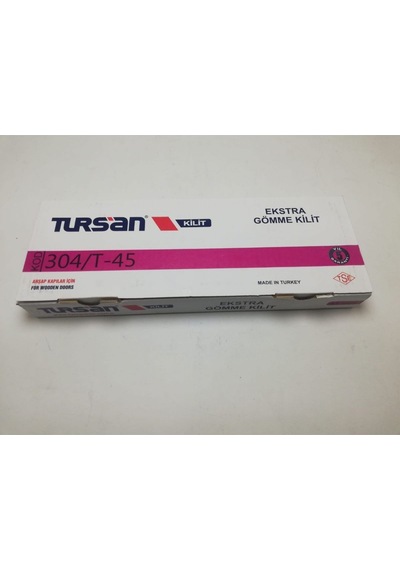 Tursan Extra Rulmanlı Wc Gömme Kilitleri Oval 18 Mm Aynali 45 Mm Enka481