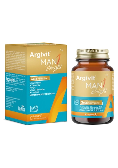 Argivit Man Bright Tablet 30 Tablet 2'li Paket