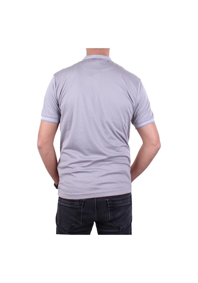 Twister Jeans Twister 2304 Gri Günlük Kısa Kol Normal Kesim Pamuklu Polo Yaka Erkek Tişört Gri