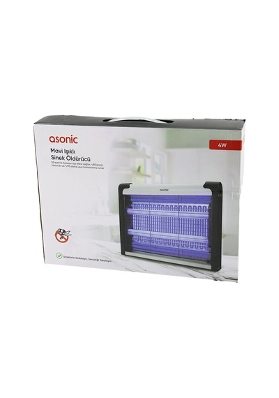 2 Ledli Sinek Öldürücü Cız Makine 4w - 2000v 30m2 Etkinlik Alanı As-a28 Bx40