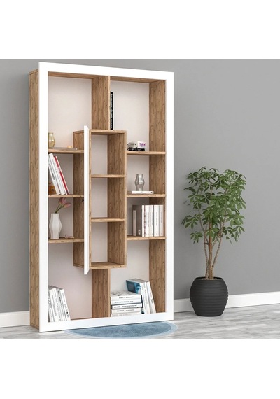 Atmaca Kitaplık Mdf Beyaz