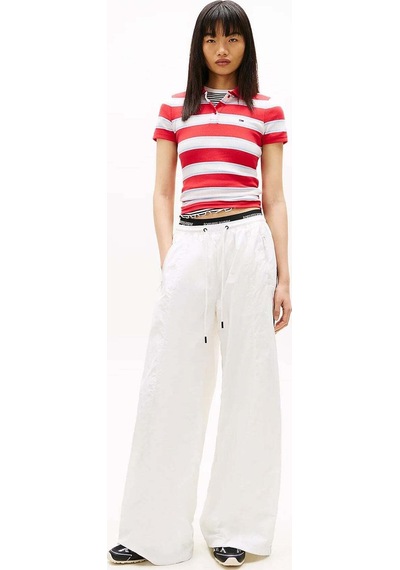Tommy Jeans Kadın Pantolon-dw0dw22289-16291 Beyaz