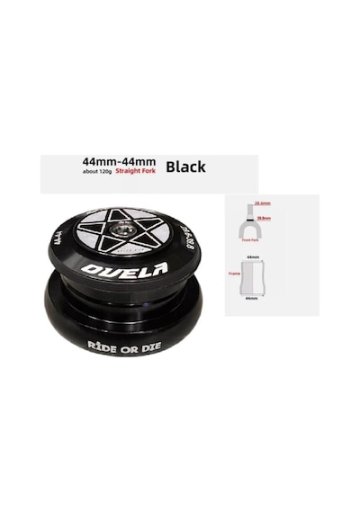 Ovela Press Fit 1.1/8 &amp Konik Dönüştürücü Furç Siyah
