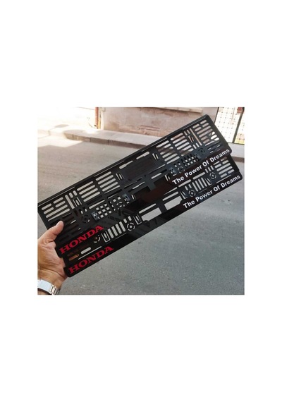 Plakalık Honda Uyumlu Lazer Kesim Pleksi 2 Adet - 636322694