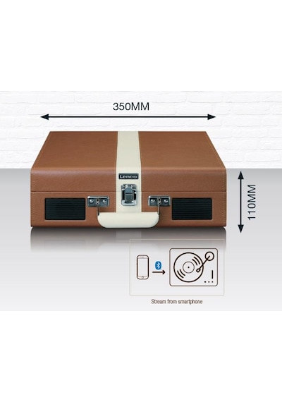 Lenco Classic Phono Tt-120 Hoparlörlü Şarjlı Bluetoothlu Pikap Pl