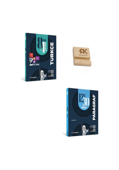 Motivasyon Lgs 8. Sınıf Türkçe Ve Paragraf Deneme Seti + Telefon Standı