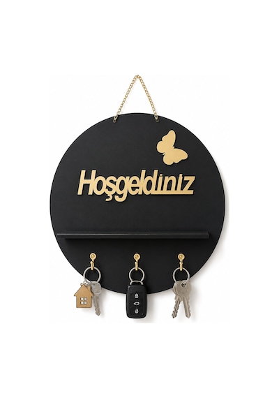 Yuvarlak Hoşgeldiniz Anahtarlık