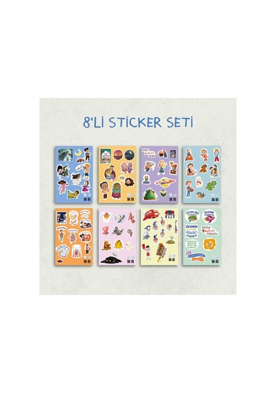 Sticker Seti 1 8 Adet