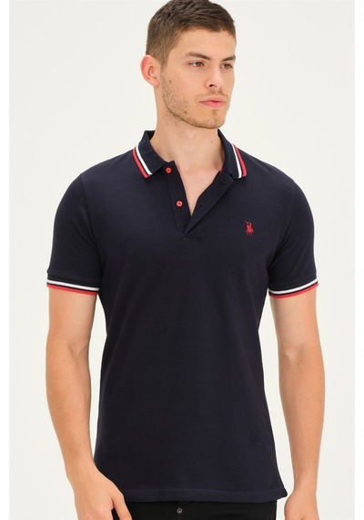 T8594 Dewberry Erkek T-shırt-lacivert Lacivert
