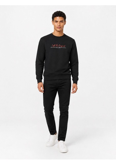 Loft Regular Fit Erkek Sweatshirt Lf2044440 Q1.v1 Siyah