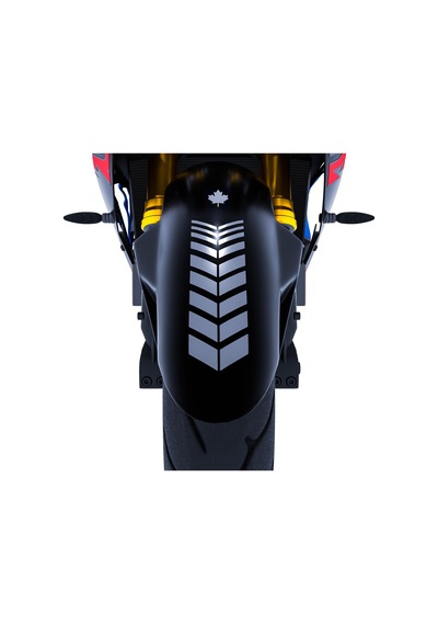 2 Adet Sport Motosiklet Çamurluk Taş Grisi Kask Sticker Çınar Extreme